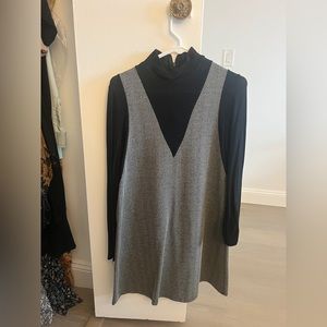 Zara turtleneck mini dress